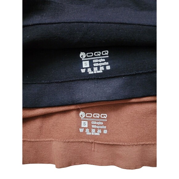 OQQ Blogger Fave Snatched Waist Shaper Mini Dress Black Brown Bundle Size S - Picture 9 of 12